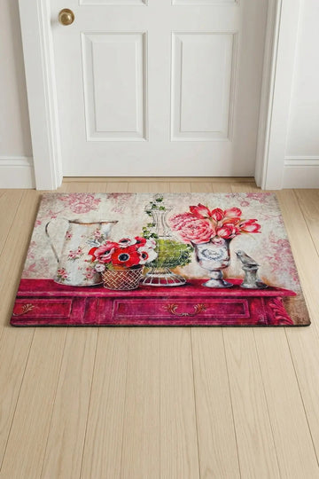 Baskılı Kapı Önü Paspas 40x60 cm-Kaymaz Tabanlı