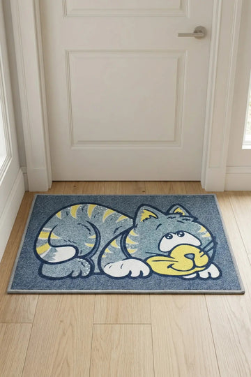 Baskılı Kapı Önü Paspas 40x60 cm-Kaymaz Tabanlı